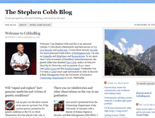 Tablet Screenshot of cobbsblog.com